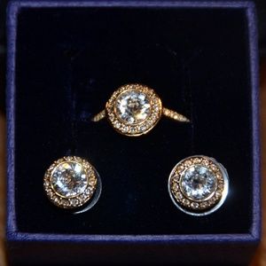 Swarovski Angelic Ring and Earing set